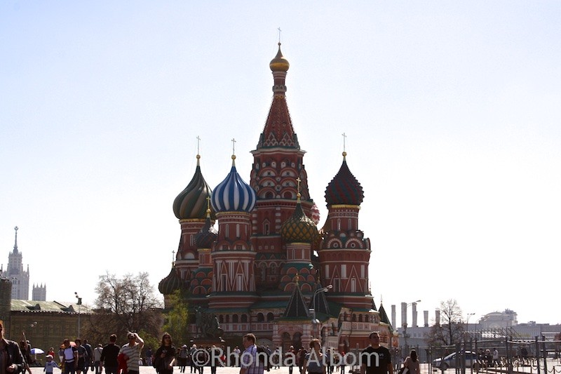 St. Basil's Cathedral in Moscow, Rusia 