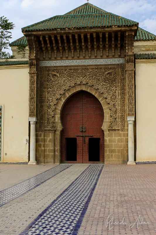 Entrance to Mausoleum of Moulay Ismail