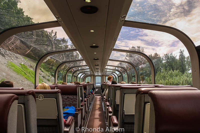 Panoramic Views as we Ride the Alaska Railroad from Denali to Anchorage