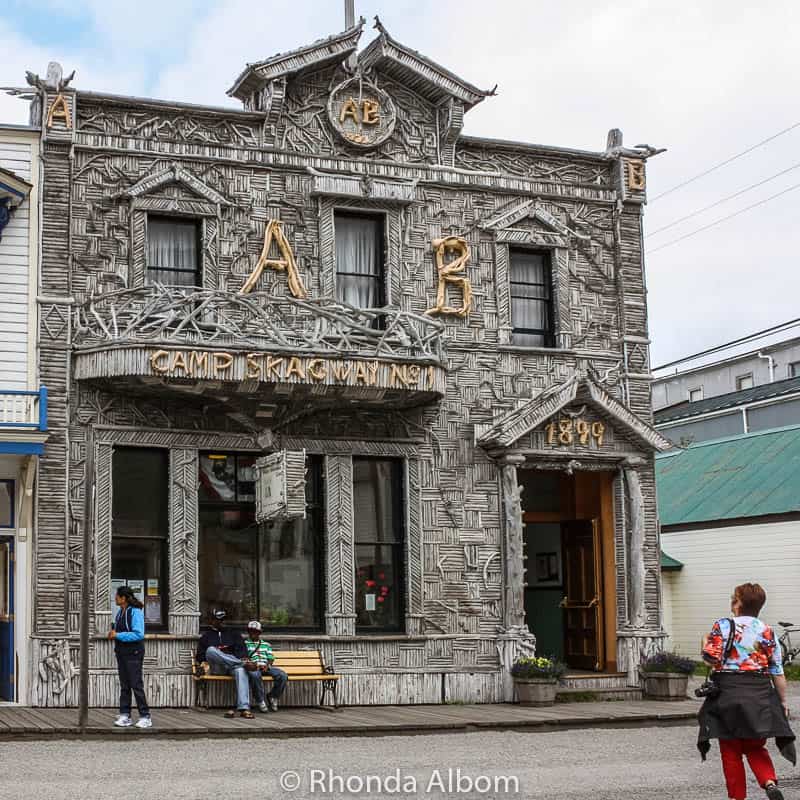 Skagway Visitor Center in the historic. Arctic Brotherhood Hall