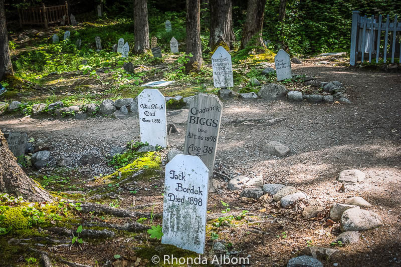 Gold Rush Cemetery in Skagway Alaska