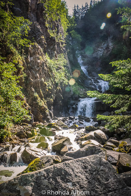 Ried Waterfall in Skagway Alaska