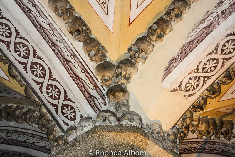 Chapel of Bones in Evora, Portugal