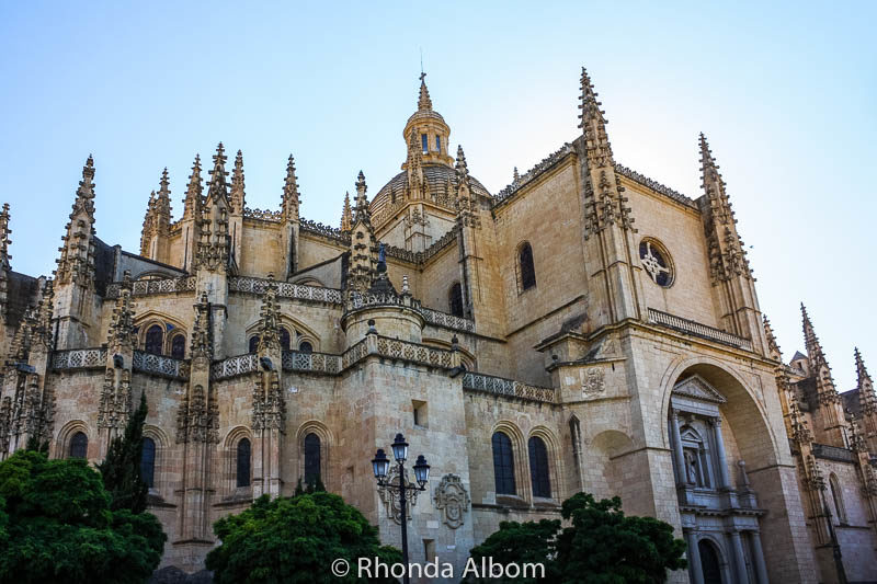 Segovia Cathedral in Segovia Spain