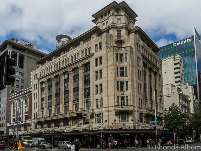 Dilworth Building on the corner of Queen Street and Customs Street in Auckland New Zealand