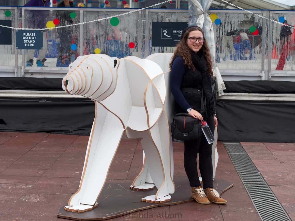 Winter Fun Auckland Ice Skating Rink in Aotea Square