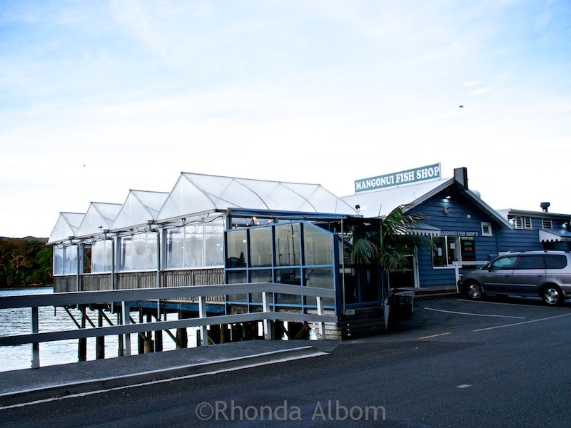 Mangonui Fish Shop is a landmark amongst the Far North restaurants in New Zealand.