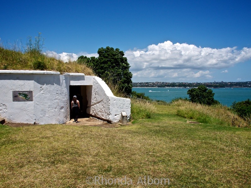 Entrance to a tunnel at North Head Historic Reserve, one of the free activities in Auckland New Zealand
