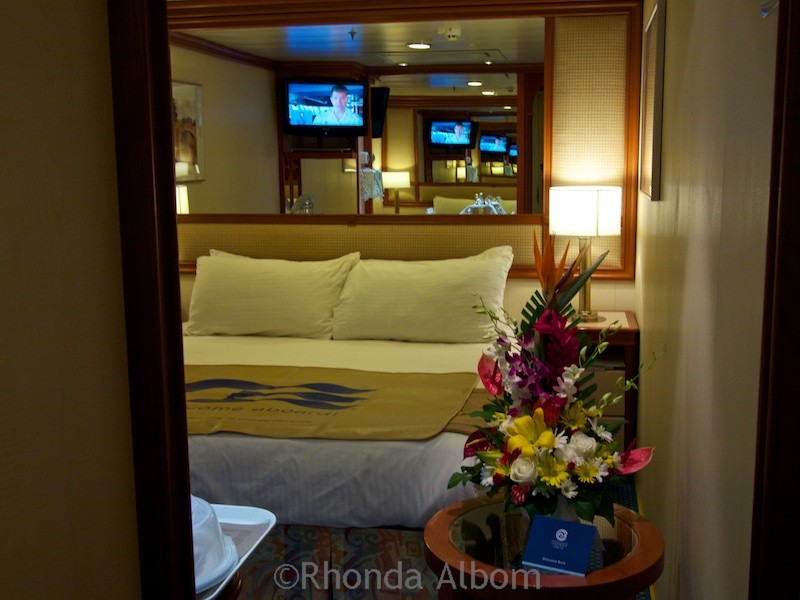 Our interior cabin on the Island Princess