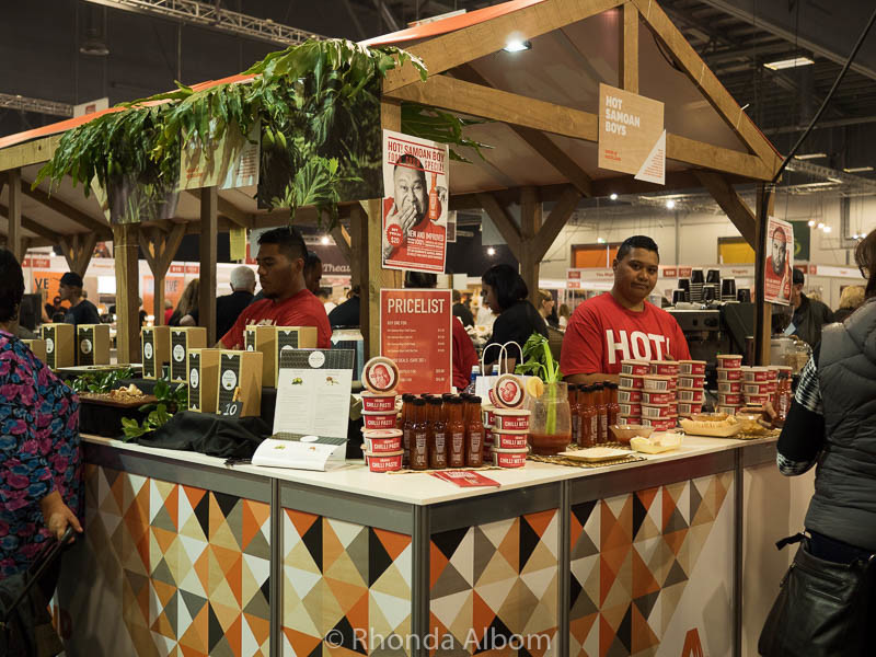 Hot sauce at the Auckland Food Show