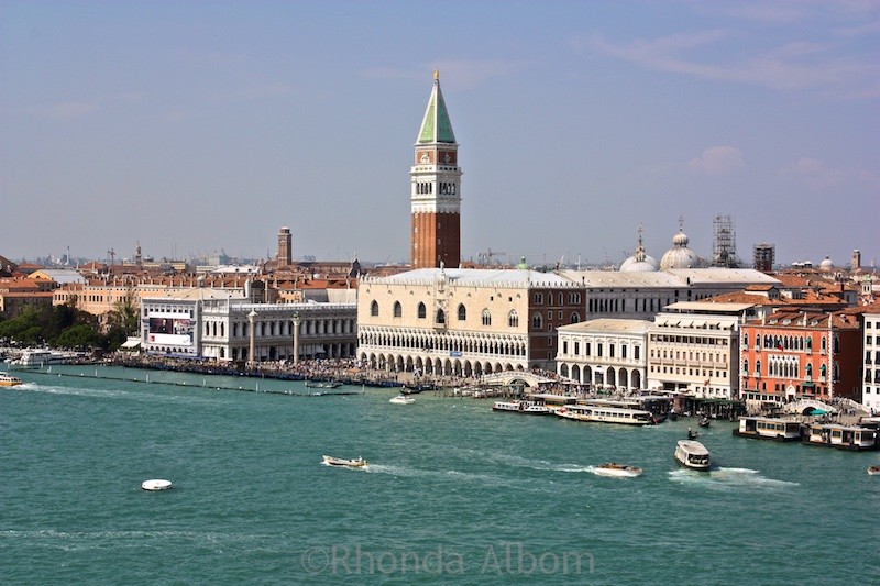 Cruising by Piazza San Marco into Venice Italy on the NCL Spirit 3
