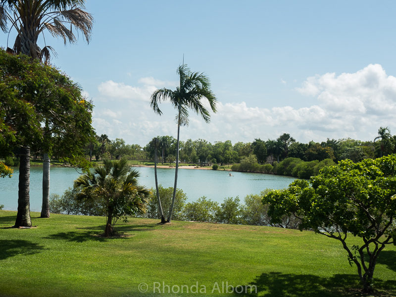 Lake Alexander is a safe to swim in manmade lake in Darwin Australia