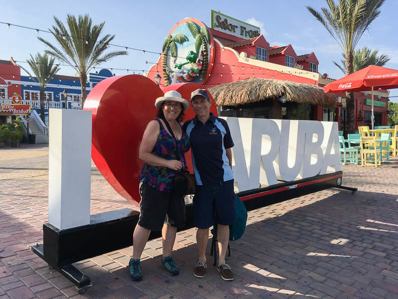 Aruba in the Caribbean, a tropical port it is easy to pack light for visiting