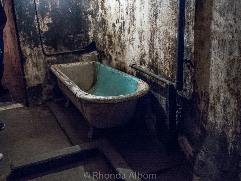 The patient bathtub in J-Ward a lunatic asylum for the criminally insane in Ararat, Australia