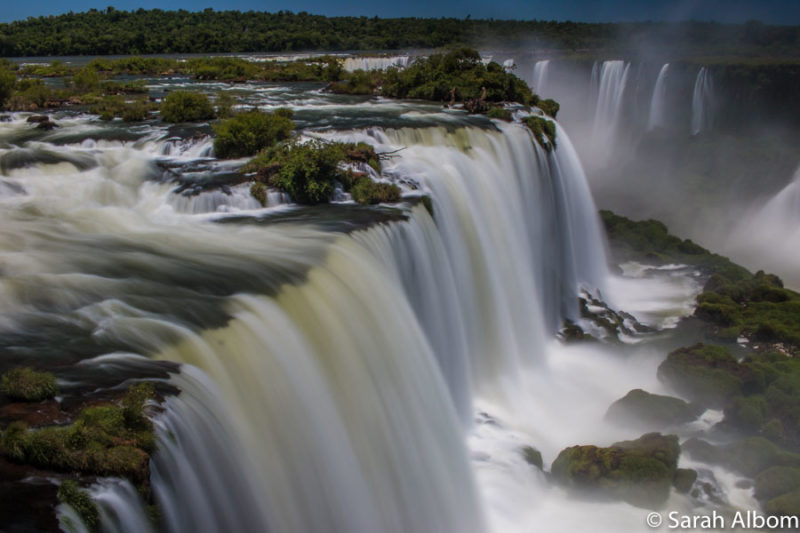 Brazil side of the Iguazu waterfalls