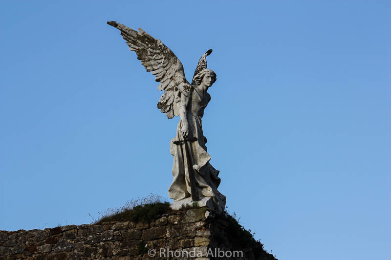 The Angel by Llimona (1895) in the Cemetery of Comillas, Cantabria, Spain