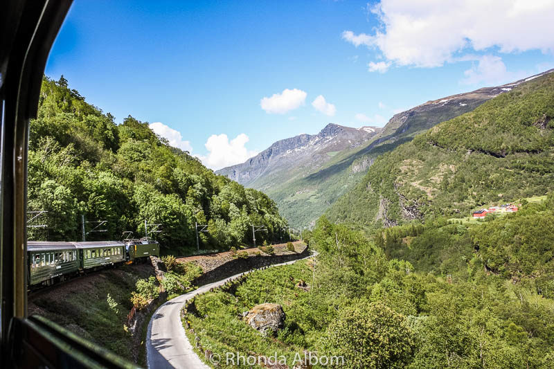 The Flamsbana train from Voss back to Flaam