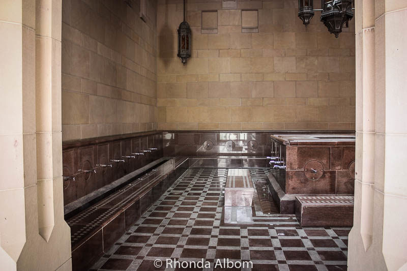 The ablution of the Grand Mosque Oman