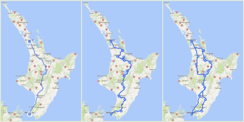 Auckland To Wellington Maps 