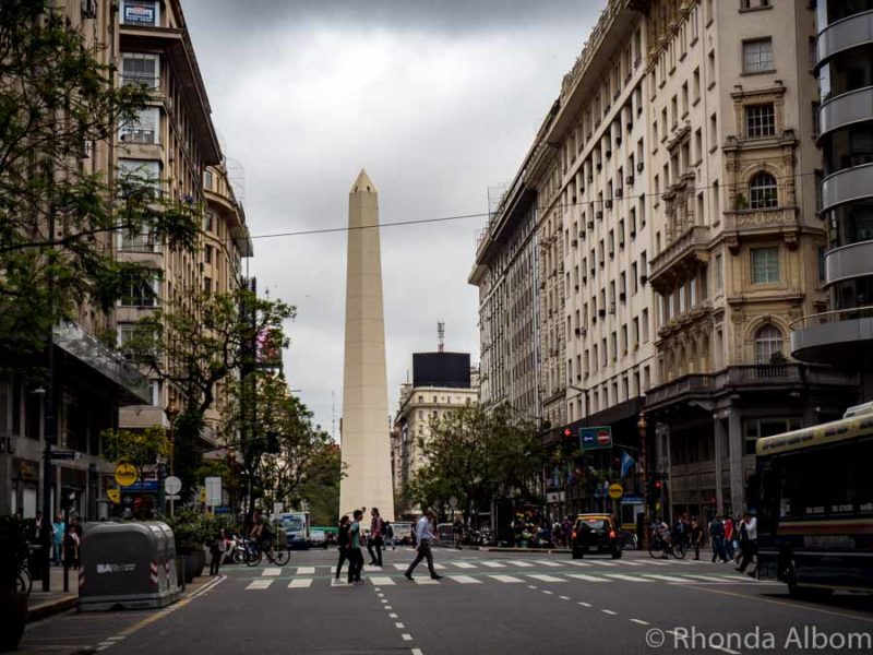 Obelisk in Buenos Aires Argentina