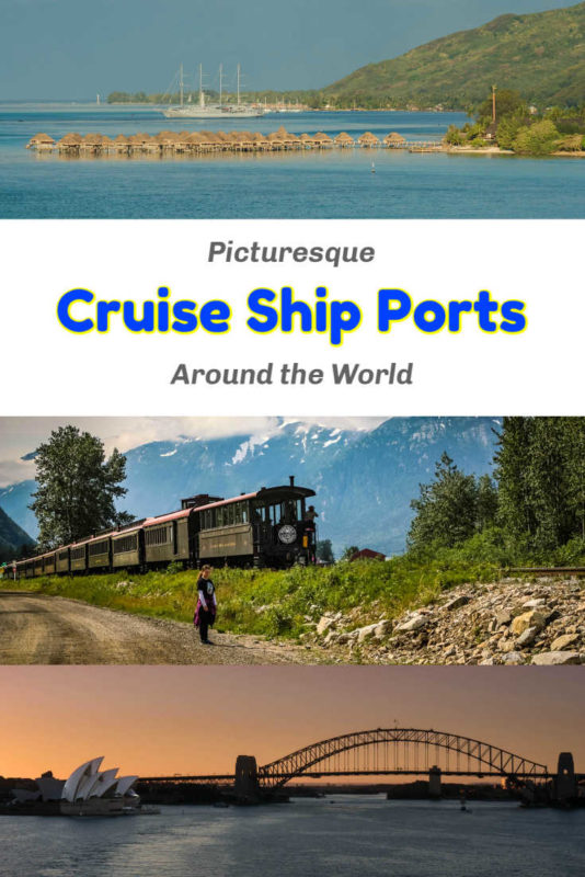 Images from some of the cruise ship ports around the world