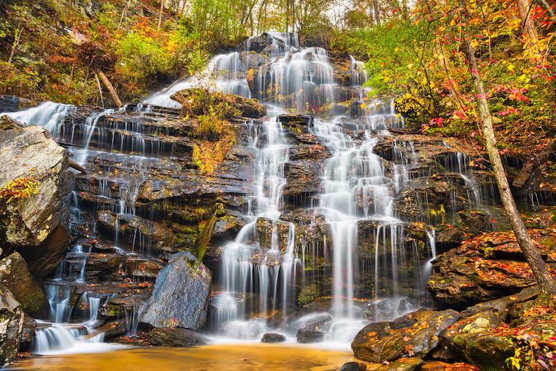 Beautiful Watrefalls In Upstate South Carolina Fall Deep South