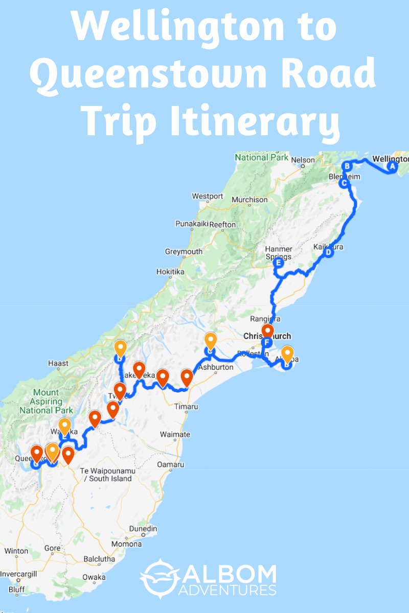 queenstown road trip 7 days