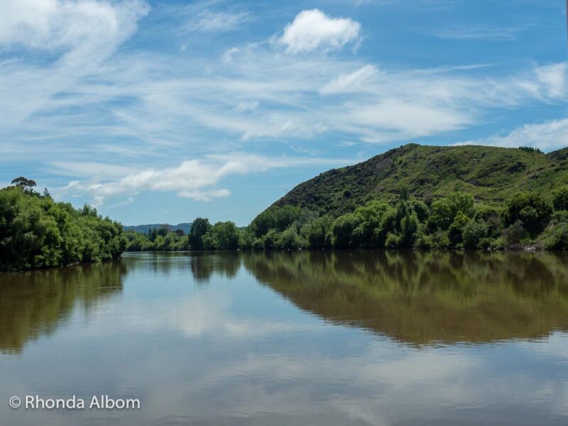 Sailing on the Wanganui river on the Motor Vessel Wairoa