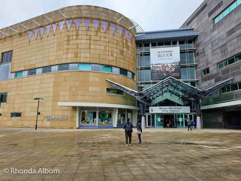 Te Papa Museum, one of the many free things to do from the Wellington cruise port