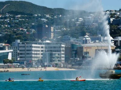 The best things to do at the Wellington Cruise Port. Explore top attractions like this view of the Carter Fountain in Oriental Bay