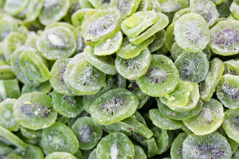 Many Candied Kiwi fruit slices.