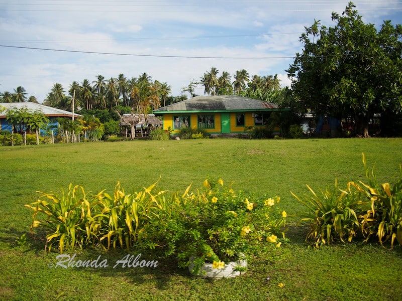 A modern home in Samoa
